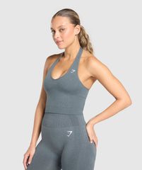 Vital Halter Neck Tank With Shelf