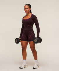 Apex Lift Seamless Long Sleeve Crop Top