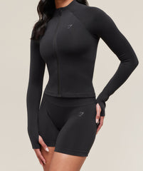 Soft Sculpt Zip Up Jacket