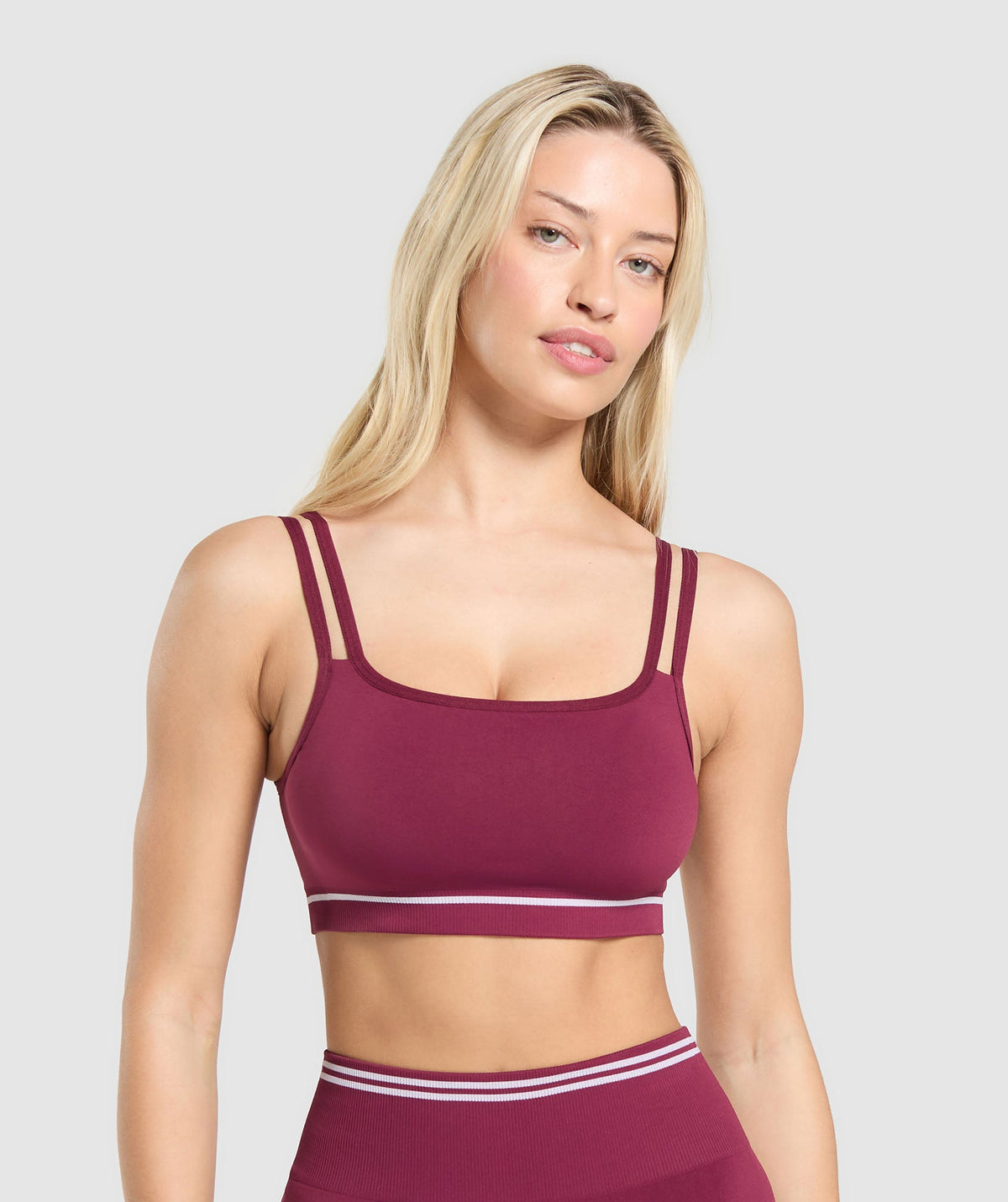 Contrast Seamless Sports Bra