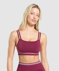 Contrast Seamless Sports Bra