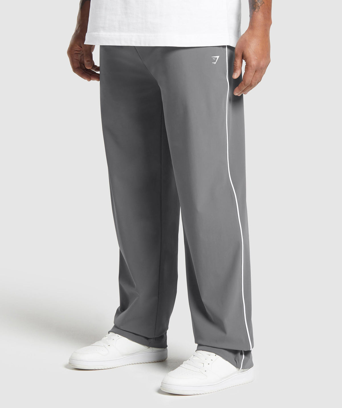 Contrast Straight Leg Pant
