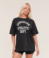Athletic Department Oversized Graphic T-Shirt