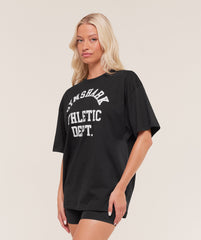 Athletic Department Oversized Graphic T-Shirt