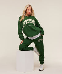 Collegiate Graphic Crew Neck Pullover
