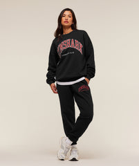 Collegiate Graphic Crew Neck Pullover