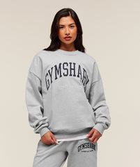 Collegiate Graphic Crew Neck Pullover