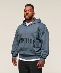 Collegiate Script Zip Up Hoodie