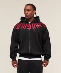 Fade Graphic Zip Up Hoodie