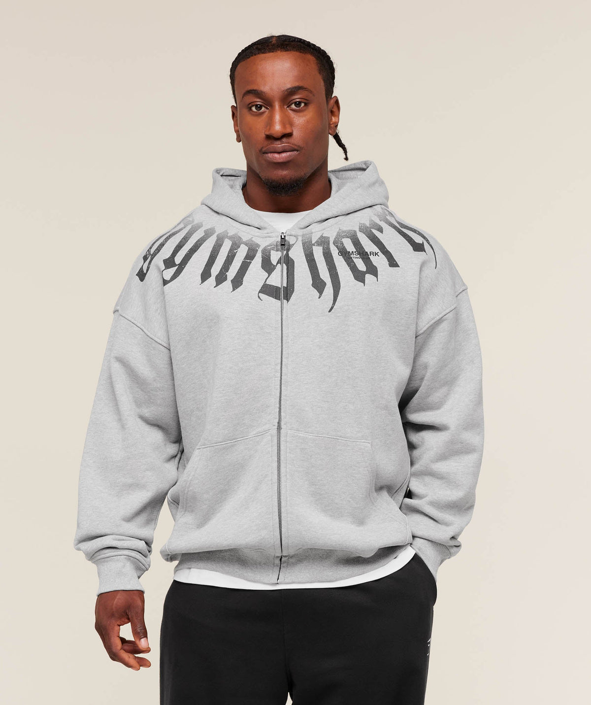 Fade Graphic Zip Up Hoodie