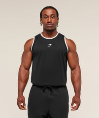 Graphic Basketball Mesh Tank