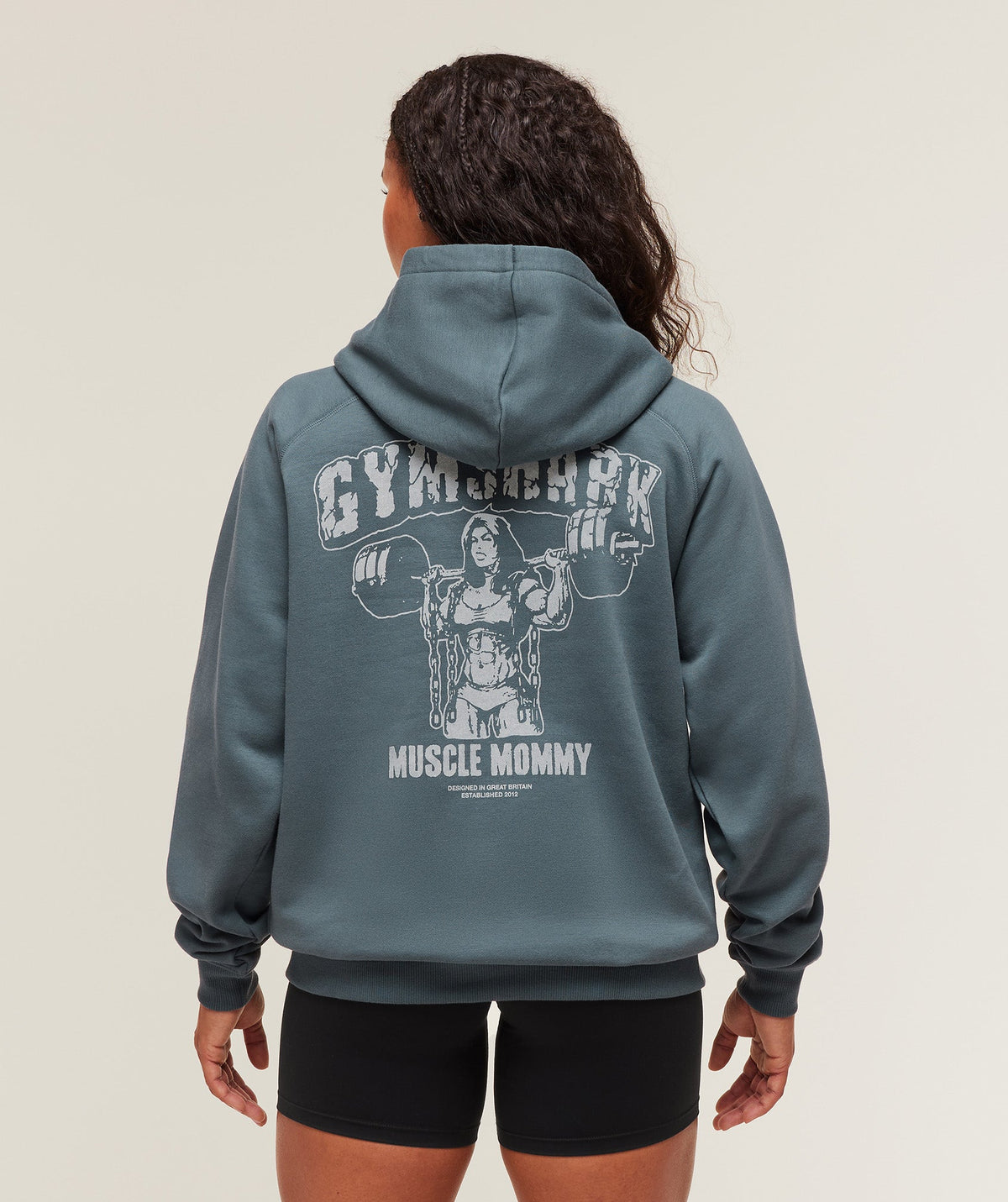 Gritty Muscle Mommy Graphic Hoodie