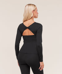 Twist Back Long Sleeve Top