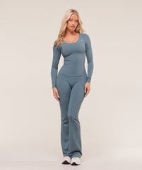 Twist Back Long Sleeve Top