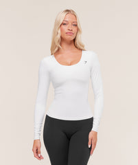 Twist Back Long Sleeve Top
