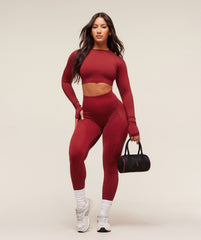 Gymshark x Analis Mini Barrel Bag - Black/Carmine Red