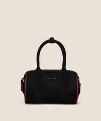 Gymshark x Analis Mini Barrel Bag - Black/Carmine Red