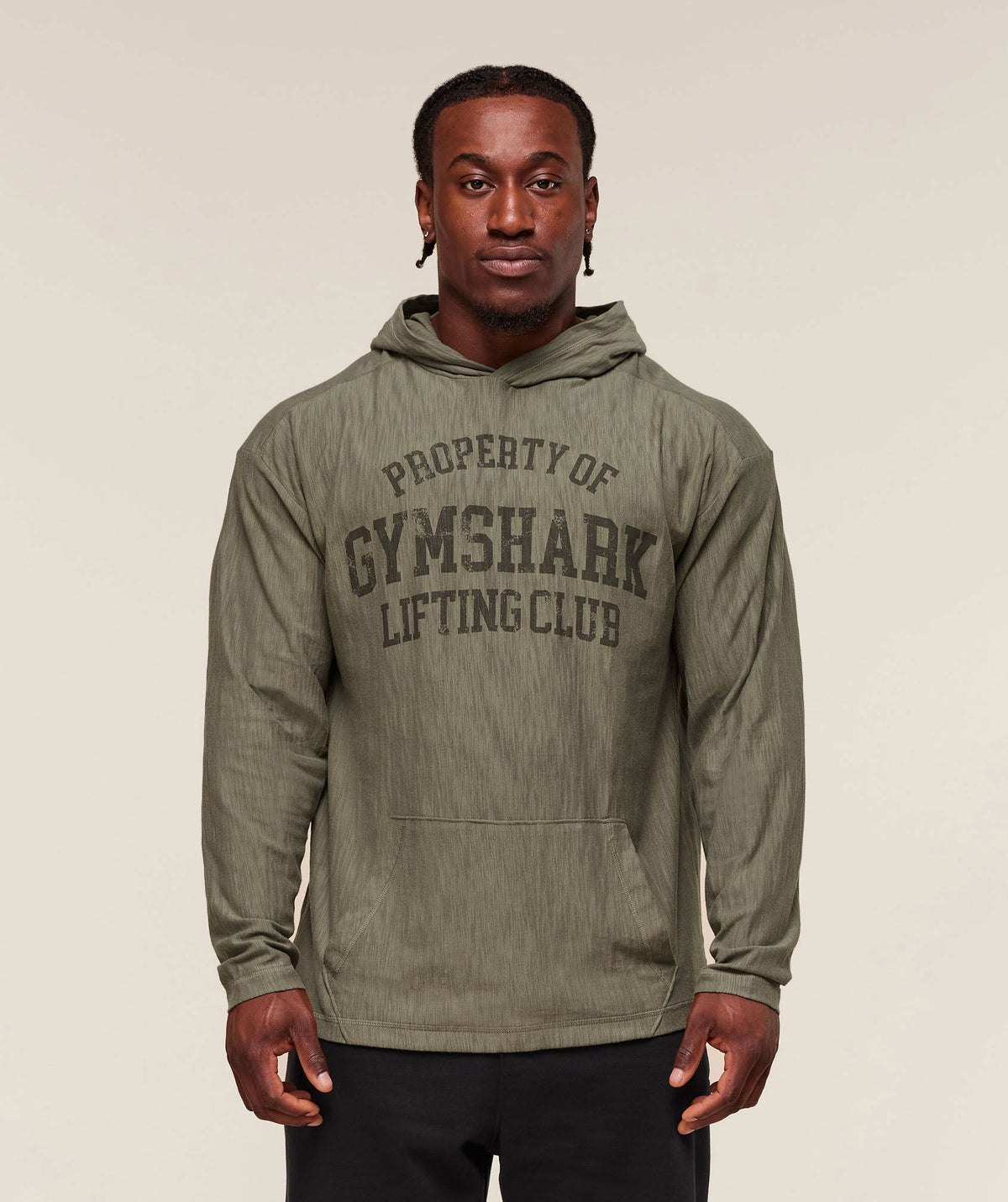 Lightweight Slub Textured Hoodie