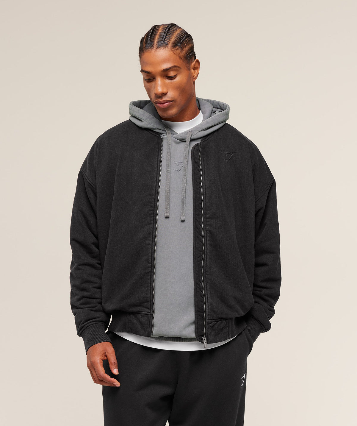 Power Washed Jersey Track Jacket