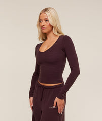 Waffle Long Sleeve Top