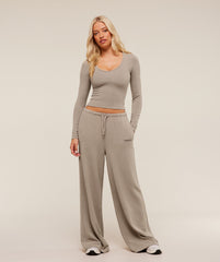 Waffle Long Sleeve Top