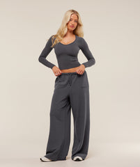 Waffle Long Sleeve Top