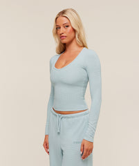 Waffle Long Sleeve Top