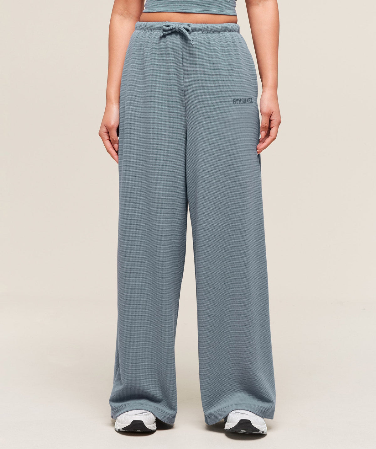 Waffle Wide Leg Pants