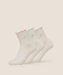 Weight Doodle Graphic Frill Midi 3pk